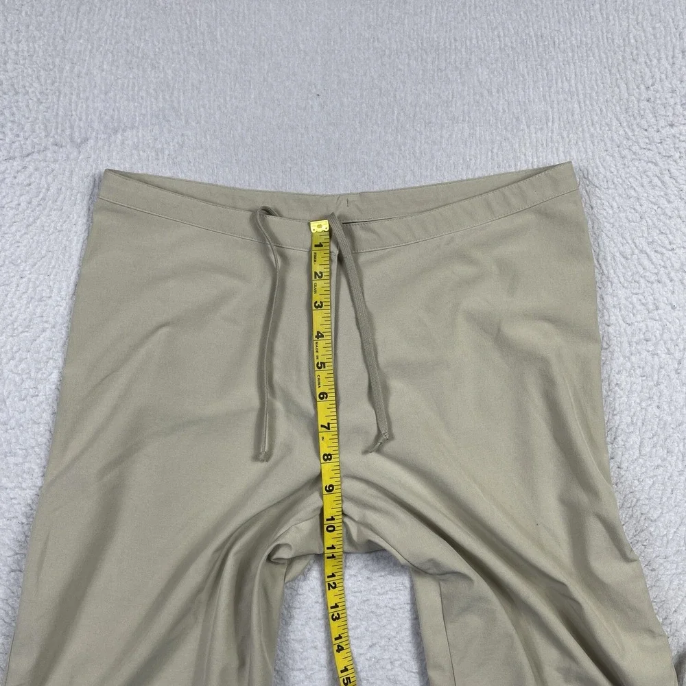 Nike Pants Womens‎ Medium (8-10) Khaki Crop Athleisure Minimalist Fitness Gym